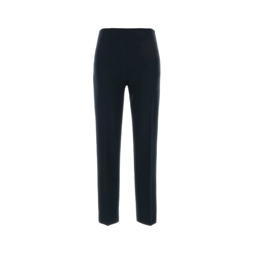Pt Torino Women Navy Blue Stretch Polyester Gioia Pant